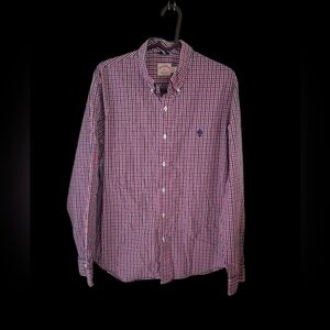 Brooks Brothers Man's Long Sleeves Botton Up Shirt Size XL